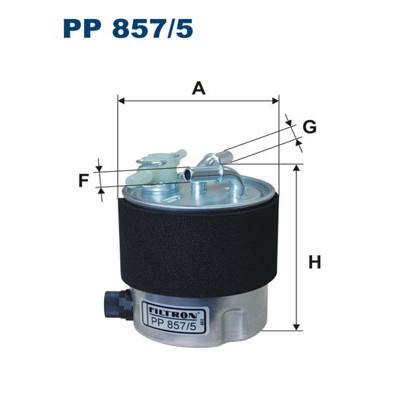 Слика на Филтер за гориво FILTRON PP 857/5