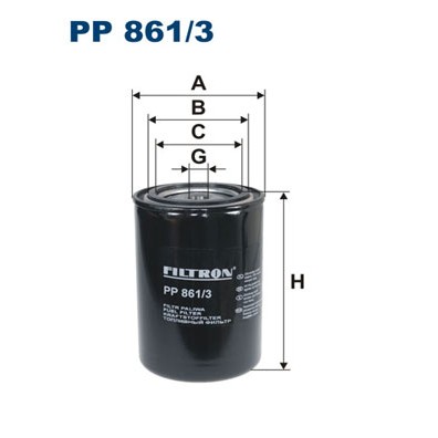 Слика на Филтер за гориво FILTRON PP 861/3 за камион DAF 95 FA 95.360 - 364 коњи дизел