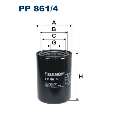 Слика на Филтер за гориво FILTRON PP 861/4