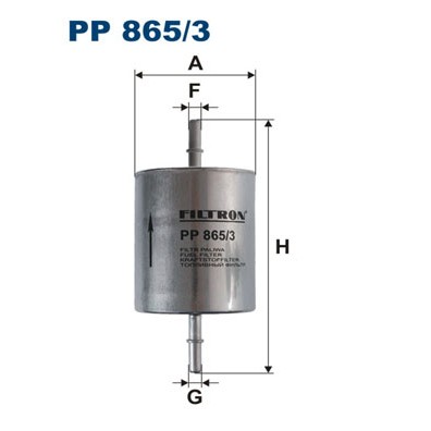 Слика на Филтер за гориво FILTRON PP 865/3 за Ford Mondeo 3 (B5Y) 1.8 16V - 125 коњи бензин