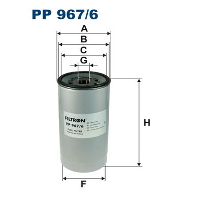 Слика на Филтер за гориво FILTRON PP 967/6 за камион Mercedes Axor 1 3228 C - 279 коњи дизел