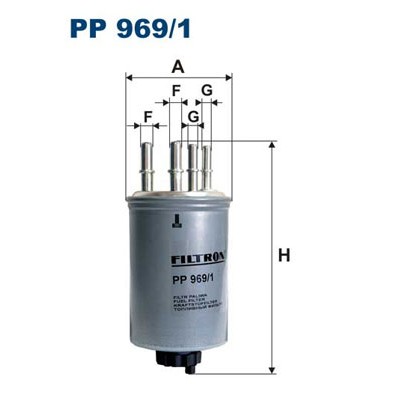 Слика на Филтер за гориво FILTRON PP 969/1