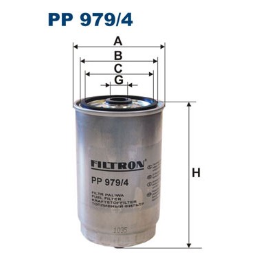 Слика на Филтер за гориво FILTRON PP 979/4