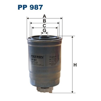 Слика на Филтер за гориво FILTRON PP 987