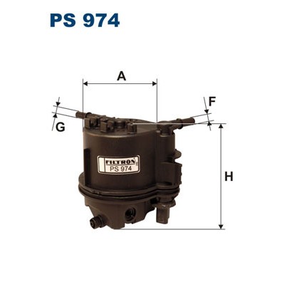 Слика на Филтер за гориво FILTRON PS 974 за Mazda 2 Hatchback (DY) 1.4 CD - 68 коњи дизел