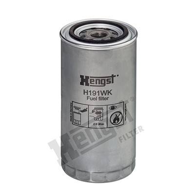 Слика на Филтер за гориво HENGST FILTER H191WK за камион DAF LF 55 FA 55.180 - 185 коњи дизел