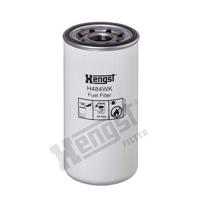 Слика на Филтер за гориво HENGST FILTER H484WK за камион Renault K Series 440P MEDIUM, 440P HEAVY - 439 коњи дизел