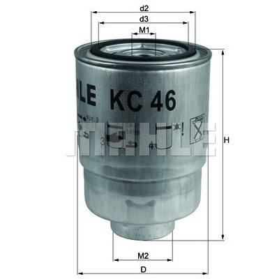 Слика на Филтер за гориво KNECHT KC 46