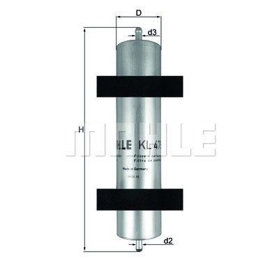 Слика на Филтер за гориво KNECHT KL 478 за BMW 3 Touring E46 330 d - 204 коњи дизел