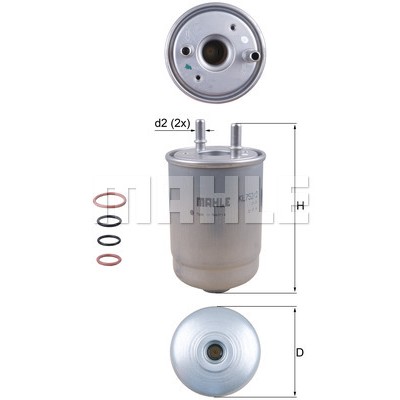 Слика на Филтер за гориво KNECHT KL 752/2D