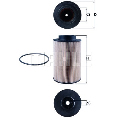 Слика на Филтер за гориво KNECHT KX 191/1D за камион MAN TGA 18.390, 18.400 FALS, FAS, FHLS - 390 коњи дизел