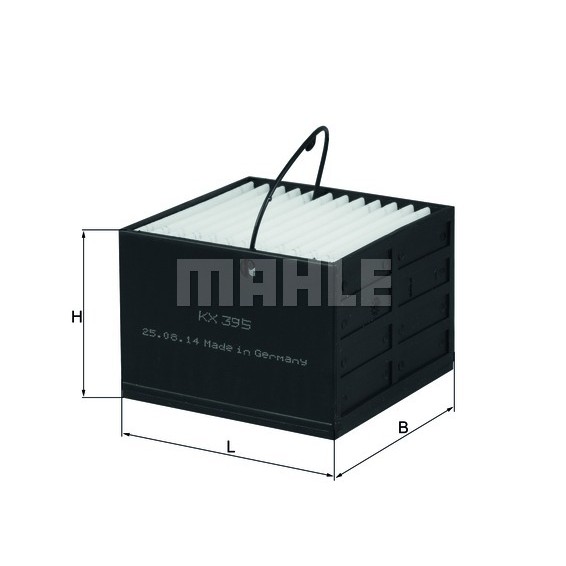 Слика на Филтер за гориво KNECHT KX 395 за камион MAN M 2000 L 18.263, 18.264, LAC, LARC - 260 коњи дизел