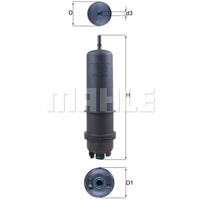 Слика на Филтер за гориво MAHLE KL 872/7 за BMW 5 Sedan (G30, F90) 540 d xDrive - 320 коњи дизел