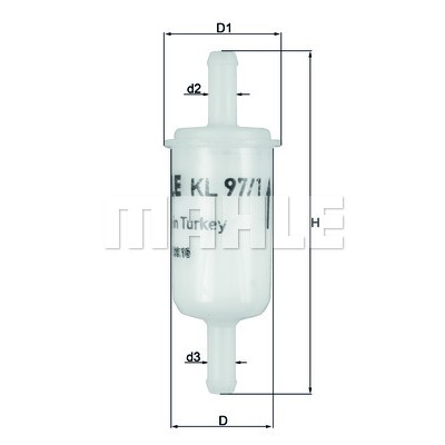 Слика на Филтер за гориво MAHLE KL 97/1 OF