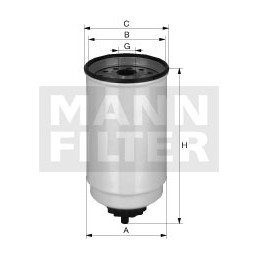 Слика на Филтер за гориво MANN-FILTER WK 10 017 x за камион DAF LF 45 FA 45.180 - 185 коњи дизел