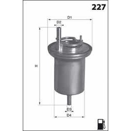 Слика на Филтер за гориво MECAFILTER  ELE6063