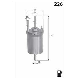 Слика на Филтер за гориво MECAFILTER  ELE6106 за Skoda Octavia (1Z3) 1.6 FSI - 115 коњи бензин