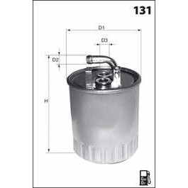 Слика на Филтер за гориво MECAFILTER  ELG5313