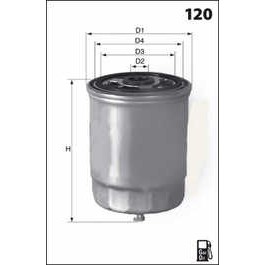 Слика на Филтер за гориво MECAFILTER  ELG5366