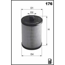 Слика на Филтер за гориво MECAFILTER  ELG5377