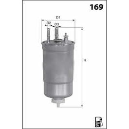 Слика на Филтер за гориво MECAFILTER  ELG5400