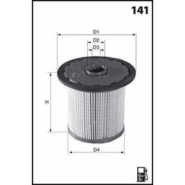 Слика на Филтер за гориво MECAFILTER  ELG5435