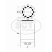 Слика 1 на Филтер за гориво SCT Germany ST 6106
