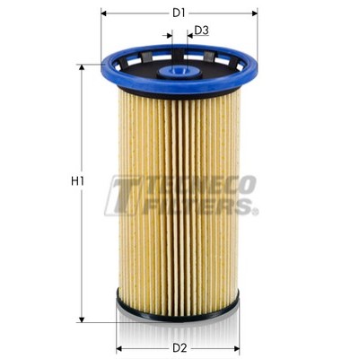 Слика на Филтер за гориво TECNECO FILTERS GS011497E за VW Jetta 7 Sportwagon (BA5) 1.0 TSI - 115 коњи бензин