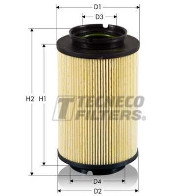 Слика на Филтер за гориво TECNECO FILTERS GS0308E за Seat Toledo 3 (5P2) 2.0 TDI 16V - 140 коњи дизел