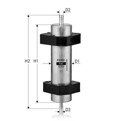 Слика на Филтер за гориво TECNECO FILTERS GS10486