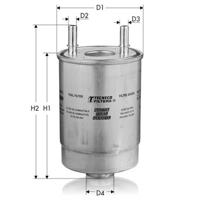 Слика на Филтер за гориво TECNECO FILTERS GS10669 за Renault Megane 3 Coupe 2.0 dCi (DZ0Y) - 150 коњи дизел