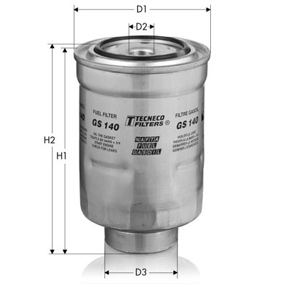 Слика на Филтер за гориво TECNECO FILTERS GS140