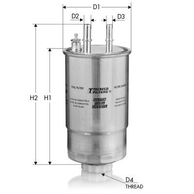 Слика на Филтер за гориво TECNECO FILTERS GS24/01 за Alfa Romeo Giulietta (940) 2.0 JTDM - 140 коњи дизел