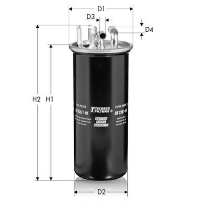 Слика на Филтер за гориво TECNECO FILTERS GS735/1