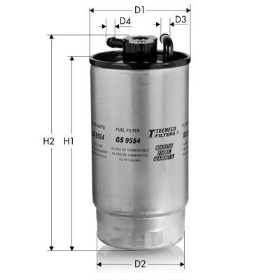 Слика на Филтер за гориво TECNECO FILTERS GS9554 за BMW 3 Touring E46 330 xd - 184 коњи дизел