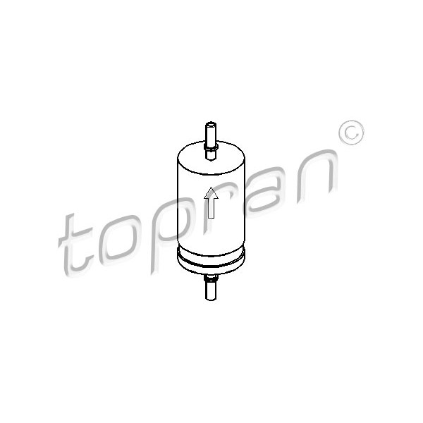 Слика на Филтер за гориво TOPRAN 107 693 за VW Lupo (6X1,6E1) 1.4 16V - 75 коњи бензин