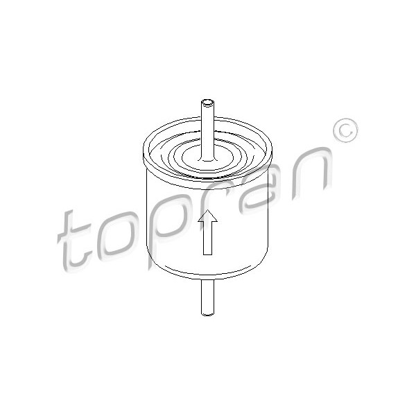 Слика на Филтер за гориво TOPRAN 300 051 за Ford Escort MK 7 Saloon (gal,afl) 1.4 - 75 коњи бензин