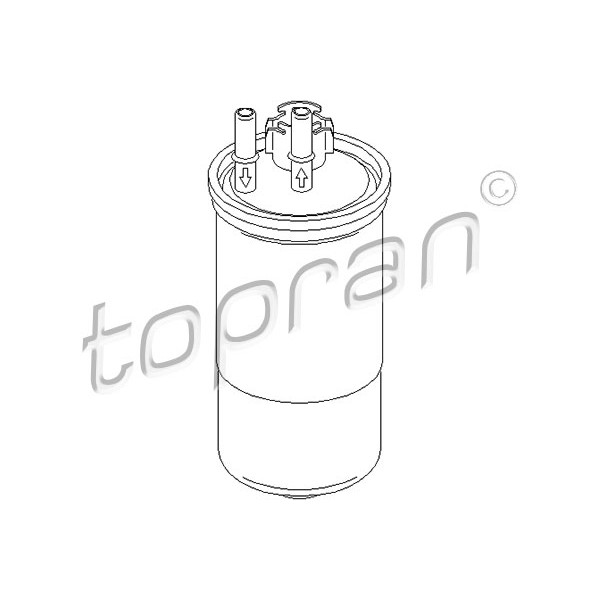Слика на Филтер за гориво TOPRAN 302 132 за Ford Mondeo 3 Estate (BWY) 2.0 16V TDDi / TDCi - 115 коњи дизел