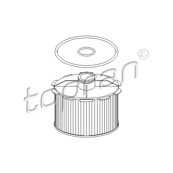 Слика на Филтер за гориво TOPRAN 720 949 за Citroen Jumpy U6U 1.9 D 70 - 69 коњи дизел