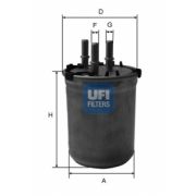 Слика 1 $на Филтер за гориво UFI 24.033.00