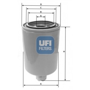 Слика на Филтер за гориво UFI 24.039.00