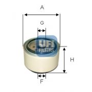 Слика 1 на Филтер за гориво UFI 24.143.00