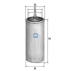 Слика на Филтер за гориво UFI 24.352.00