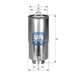 Слика на Филтер за гориво UFI 24.380.00