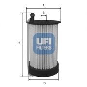 Слика 1 на Филтер за гориво UFI 26.031.00