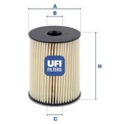 Слика 1 на Филтер за гориво UFI 26.054.00