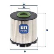 Слика 1 на Филтер за гориво UFI 26.058.00