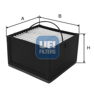 Слика на Филтер за гориво UFI 26.062.00 за камион MAN E 2000 41.460 VFAK - 460 коњи дизел