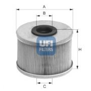 Слика 1 на Филтер за гориво UFI 26.686.00