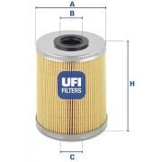 Слика 1 на Филтер за гориво UFI 26.687.00